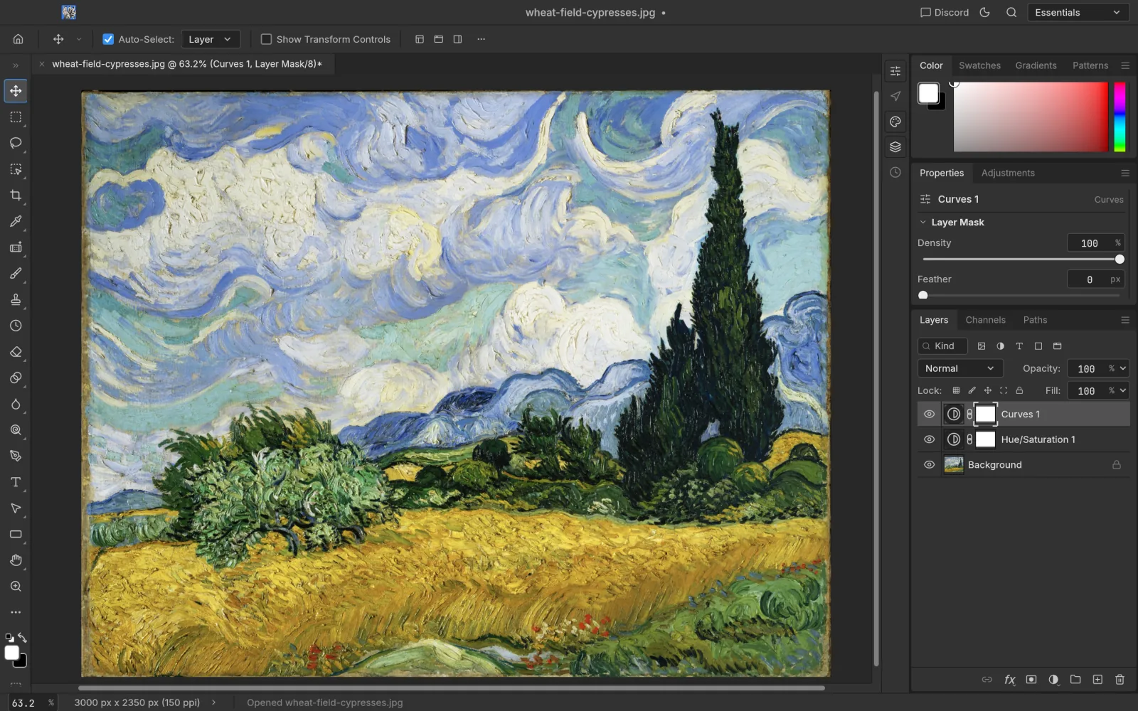 PhotoCraft with an image open